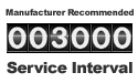 Manufacturer Recommended Service Interval