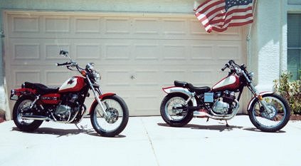 The Rebels: one 96 model and a 86 vintage for me to tinker with.