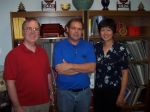 Ed Becker (Executive Director, on left), Hung Zhang (Director of Education, on right) and Allen Harris (Testing Technician, center)